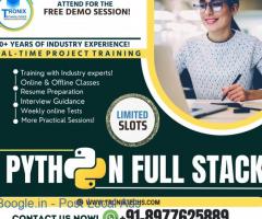 Python full stack training in Hyderabad