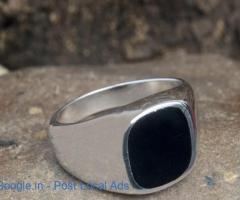 Buy Silver Signet Ring for Boys Online | Silverare - 1